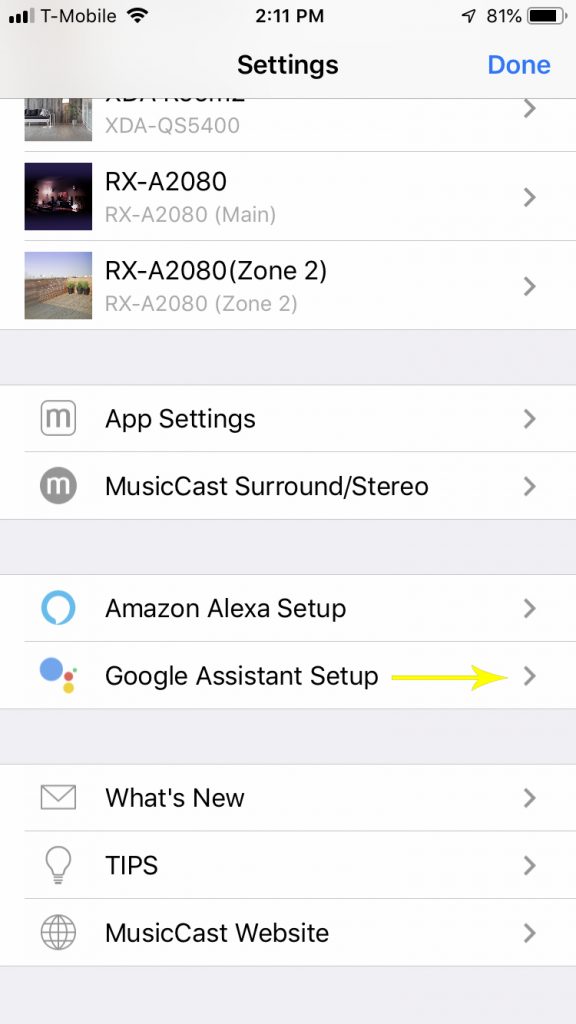 voice control setup screenshot 2 Screenshot.